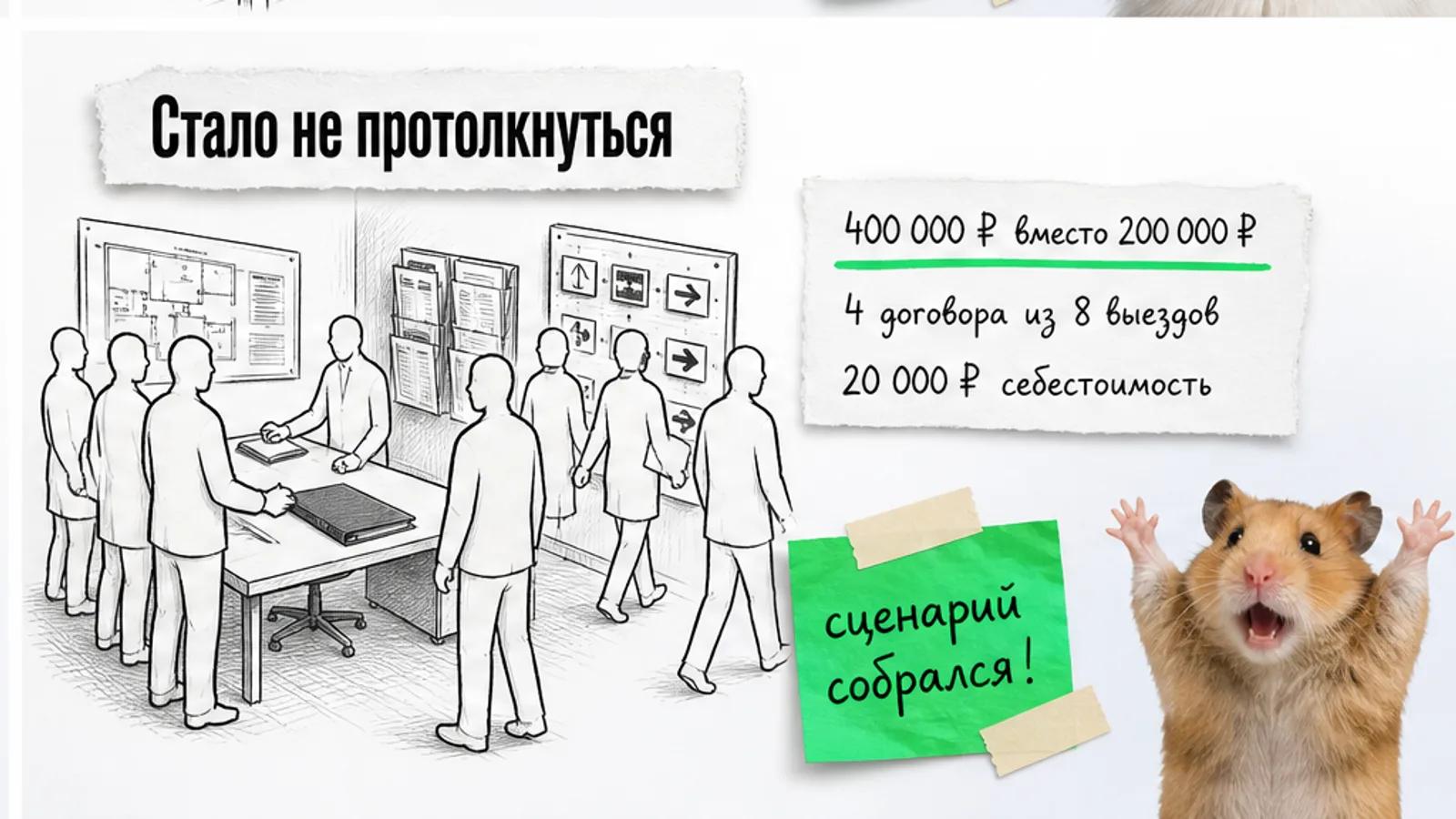 Таблица на экране руководителя цеха: строка на каждого партнёра и столбец на каждый выезд инженера